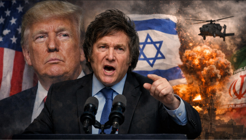 «MILEI COMPROMETE AL PAÍS EN GUERRA CONTRA IRÁN Y SE DECLARA SIONISTA»