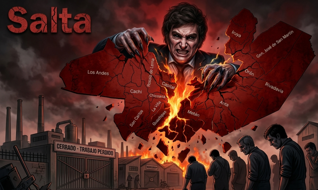 SALTA: El ajuste de Milei destruye miles de puestos de trabajo