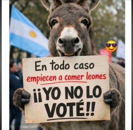 DE LA CARNE DE VACA A LA CARNE DE BURRO: Otra política de Milei