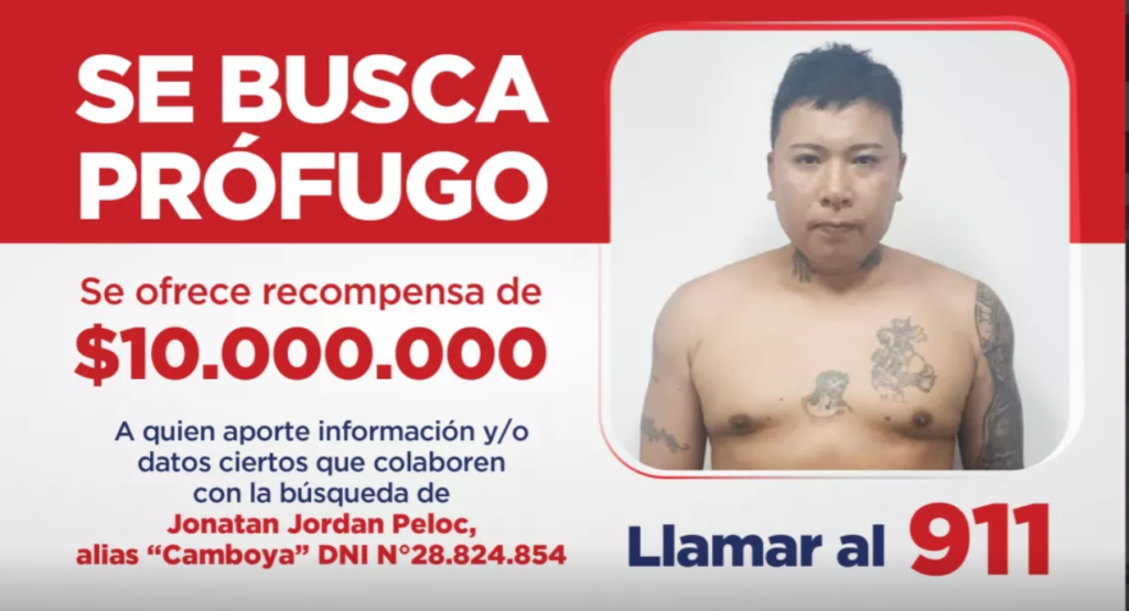 GOBIERNO DE SALTA: Ofrece recompensa millonaria para atrapar a un prófugo por homicidio en Salta