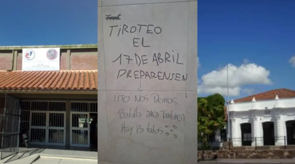 AMENAZAS DE TIROTEO: Tres menores detenidos