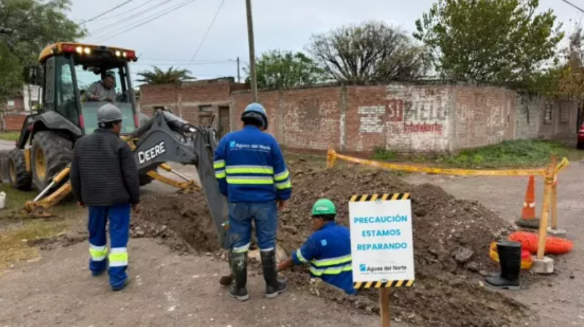 AGUAS DEL NORTE: Refuerzan la red en zona sudeste para optimizar el servicio