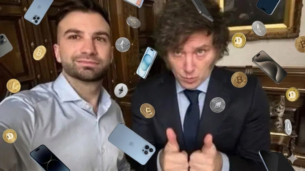 CRIPTOESTAFA $LIBRA: Aparecen diez teléfonos a nombre de Milei