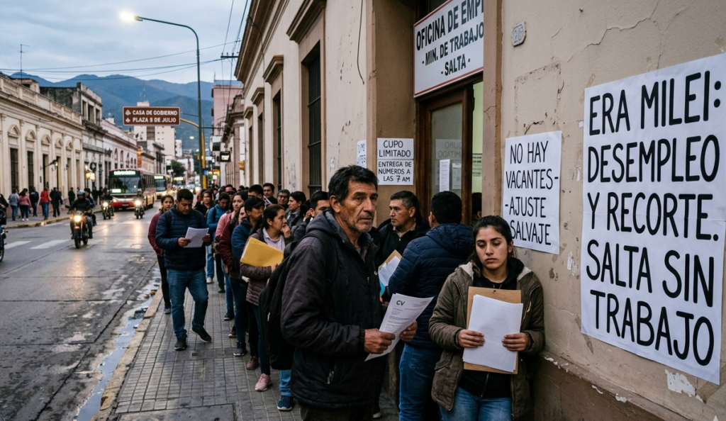 MILEI LO HIZO: Se perdieron casi 9.000 puestos de trabajo en Salta