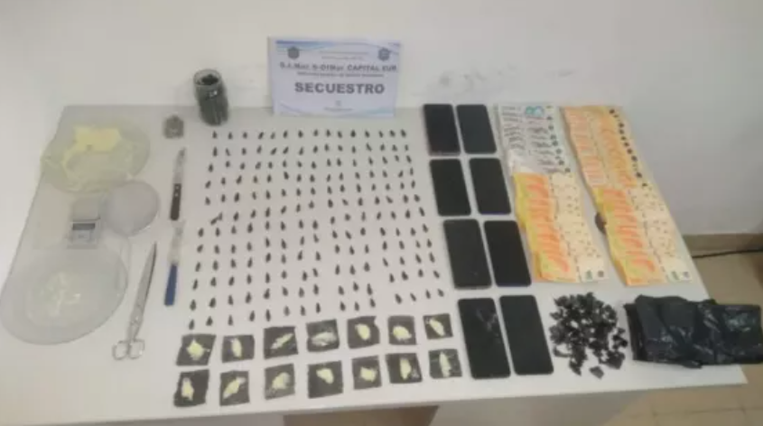 Policía de Salta secuestró 8.000 dosis de droga