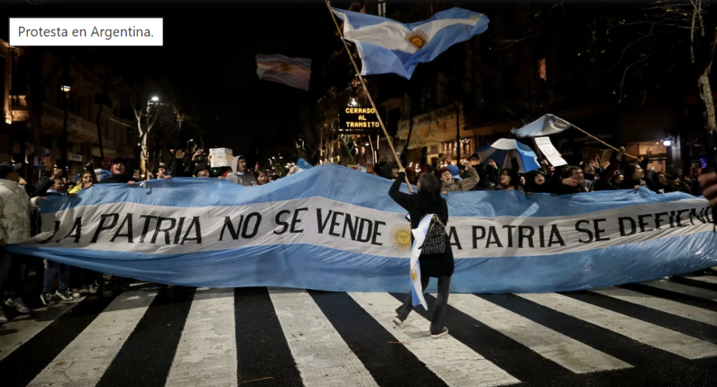 Marcha de la Bronca: movilización nacional contra Milei